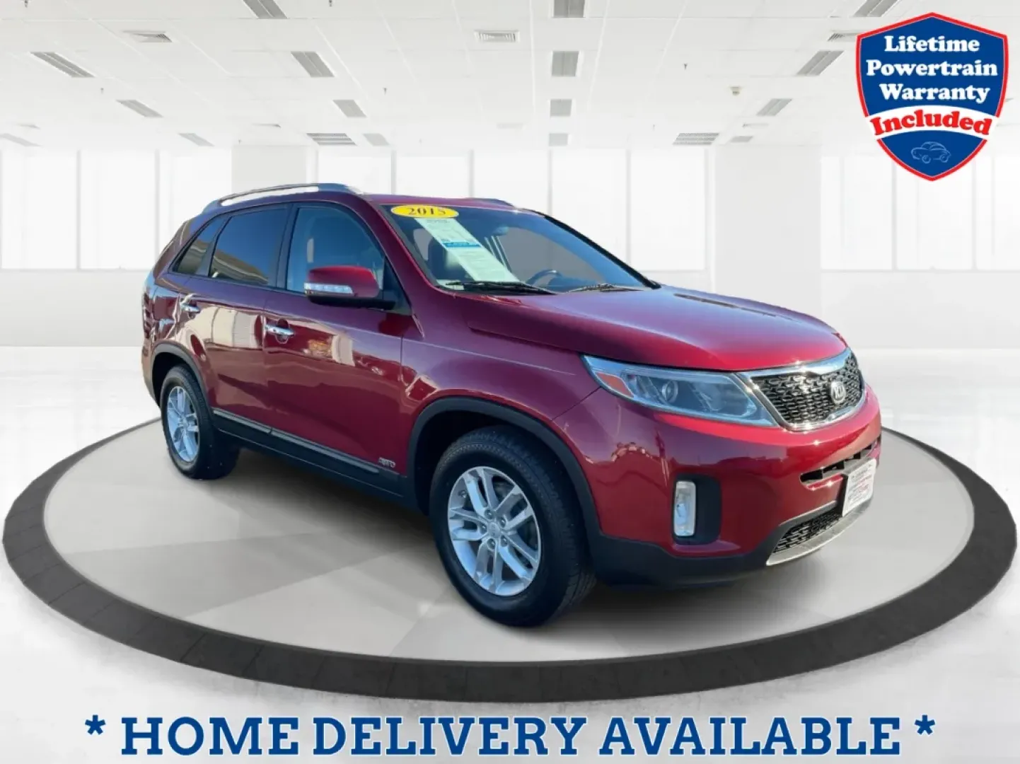 2015 Kia Sorento LX (5XYKTCA66FG) with an 2.4L I-4 gasoline direct injection engine, located at 4508 South Dixie Dr, Moraine, OH, 45439, (937) 908-9800, 39.689976, -84.218452 - **Adventure Awaits with the 2015 Kia Sorento LX from Advantage Car and Credit!**<br /> <br /> Are you ready to elevate your family outings or embark on unforgettable weekend adventures? Look no further than this stunning **2015 Kia Sorento LX**! With its striking Remington Red Metallic exterior and - Photo#0