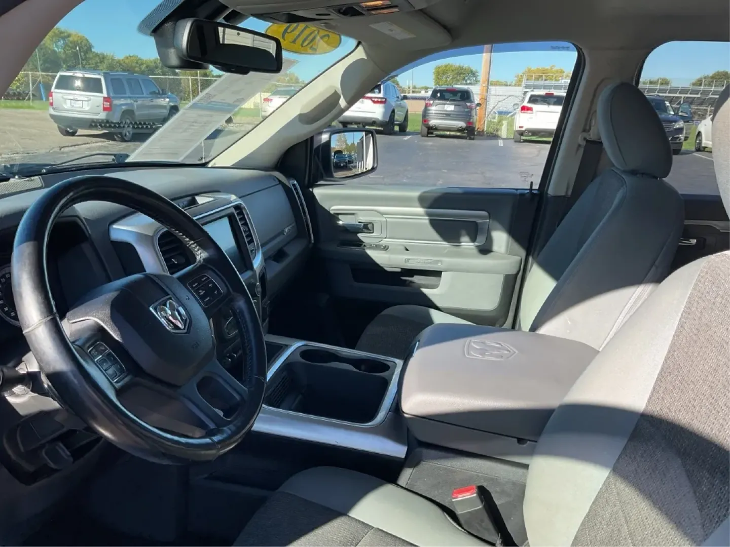 2019 Ram 1500 Big Horn Crew Cab 4x4 5'7 Box (1C6RR7LT9KS) with an HEMI 5.7L V-8 variable valve control engine, located at 401 Woodman Dr, Riverside, OH, 45431, (937) 908-9800, 39.760899, -84.123421 - **Elevate Your Adventures with the 2019 Ram 1500 Big Horn Crew Cab!** <br /> <br /> Are you ready to take on the world with a vehicle that perfectly balances work and play? The 2019 Ram 1500 Big Horn Crew Cab is the ultimate truck for those who crave both functionality and style. Whether you're load - Photo#9