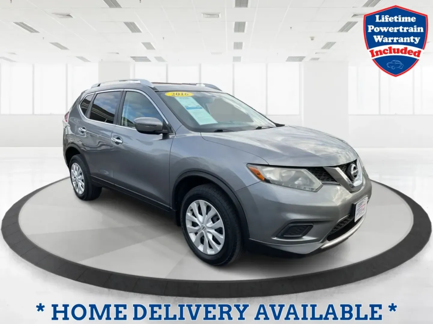 2016 Nissan Rogue S (KNMAT2MV7GP) with an 2.5L I-4 DOHC engine, located at 8750 N County Rd 25A, Piqua, OH, 45356, (937) 908-9800, 40.164391, -84.232513 - **Explore New Horizons with the 2016 Nissan Rogue: Your Ideal Adventure Companion!**<br /> <br /> Are you ready to elevate your driving experience and embark on new adventures? Look no further than this stunning 2016 Nissan Rogue, perfect for family outings, weekend getaways, or those long commutes - Photo#0