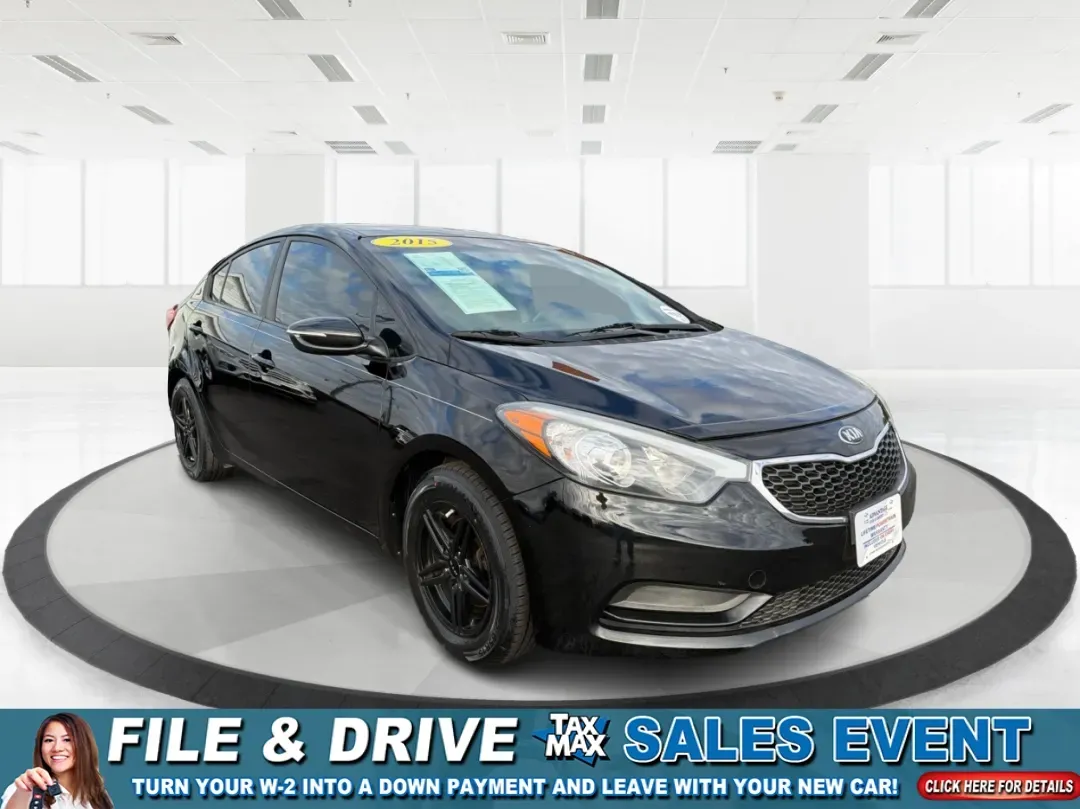 2015 Kia Forte LX (KNAFX4A67F5) with an 1.8L I-4 DOHC engine, located at 8750 N County Rd 25A, Piqua, OH, 45356, (937) 908-9800, 40.164391, -84.232513 - Experience the perfect blend of style, comfort, and reliability with the 2015 Kia Forte LX, available now at Advantage Car and Credit in New Carlisle, OH. This sleek sedan is designed to elevate your daily commute and provide the ideal ride for weekend adventures, making it a versatile choice for ev - Photo#0