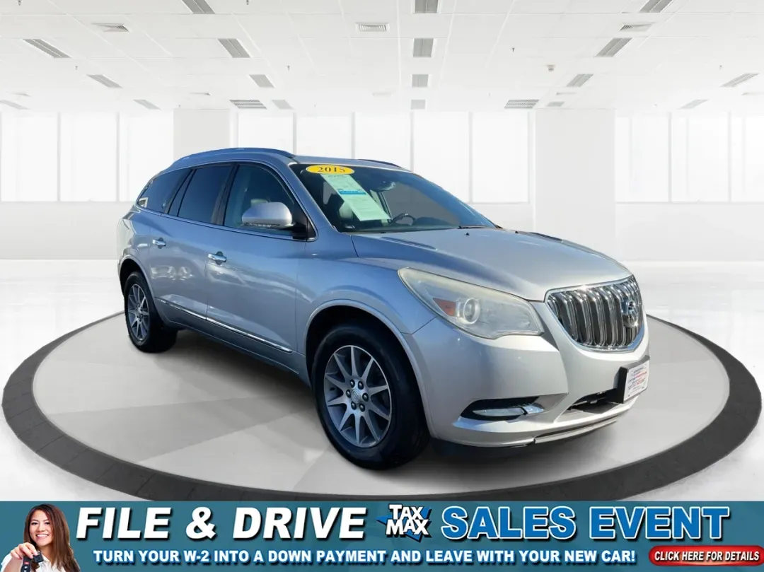 2015 Buick Enclave Leather (5GAKRBKD3FJ) with an 3.6L V-6 gasoline direct injection engine, located at 1230 East Main St, Xenia, OH, 45385, (937) 908-9800, 39.688026, -83.910172 - **Discover Your Next Adventure with the 2015 Buick Enclave at Advantage Car and Credit - Piqua!**<br /> <br /> Are you ready to elevate your family adventures or daily commutes? The 2015 Buick Enclave is the perfect vehicle for growing families and weekend explorers alike. With its spacious interior - Photo#0