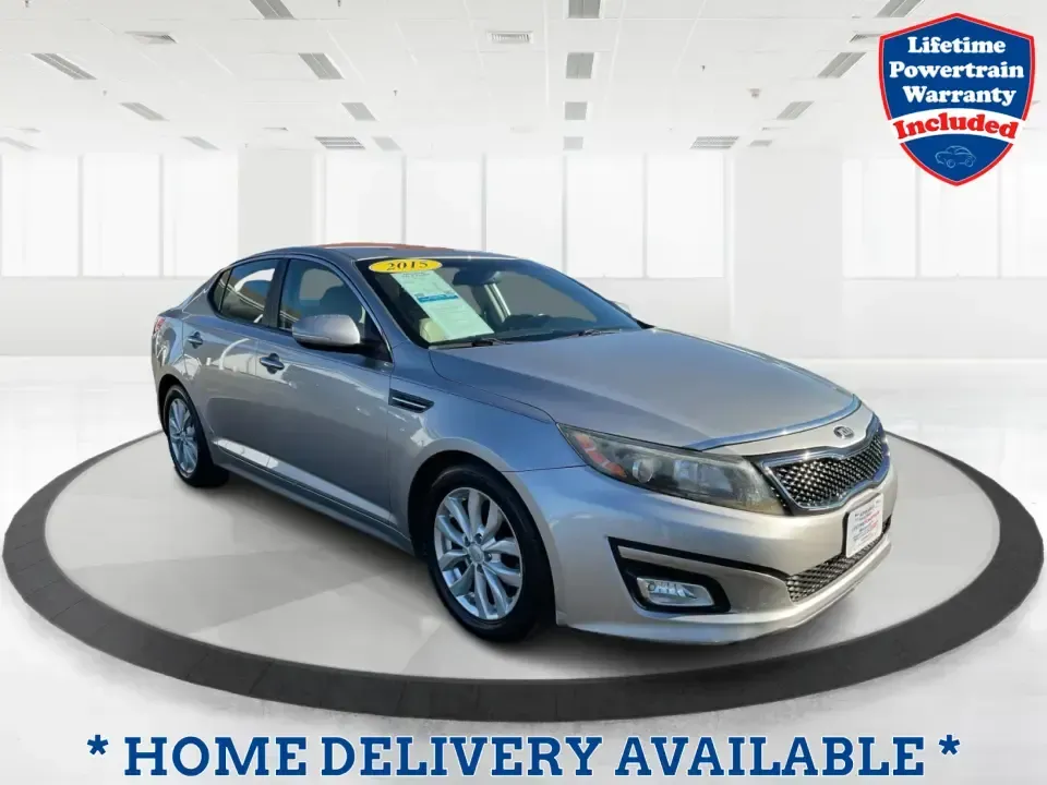 2015 Kia Optima EX (5XXGN4A74FG) with an Theta II 2.4L I-4 gasoline direct injection engine, 6-Speed Automatic transmission, located at 1099 N County Rd 25A , Troy, OH, 45373, (937) 908-9800, 40.057079, -84.212883 - Experience the perfect blend of style, comfort, and reliability with this 2015 Kia Optima EX at Advantage Car and Credit in Xenia, OH. Whether you're embarking on daily commutes, family road trips, or simply looking for a trusty companion for your adventures, this vehicle is designed to meet your di - Photo#0