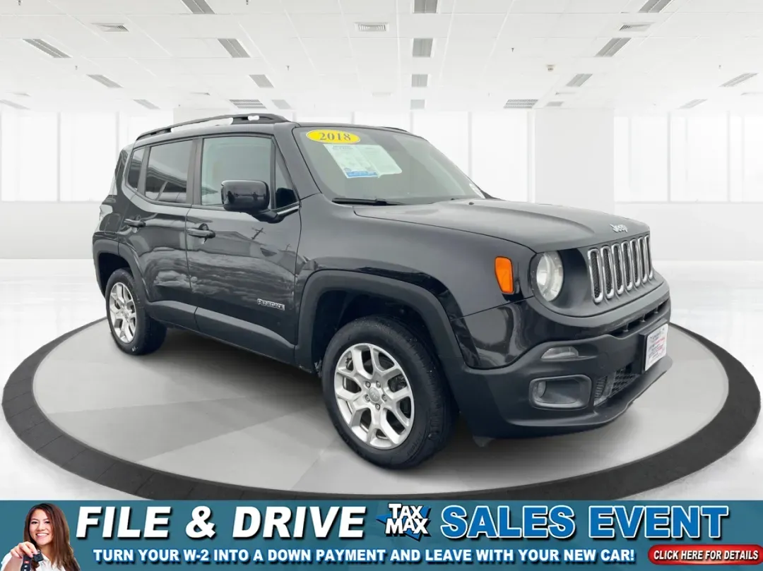 2018 Jeep Renegade Latitude 4x4 (ZACCJBBB5JP) with an Other engine, located at 1951 S Dayton Lakeview Rd., New Carlisle, OH, 45344, (937) 908-9800, 39.890999, -84.050255 - **Explore New Adventures with the 2018 Jeep Renegade Latitude 4x4!**<br /> <br /> Are you ready to elevate your adventures with a vehicle that perfectly balances style, comfort, and capability? Look no further than this striking 2018 Jeep Renegade Latitude 4x4, available now at Advantage Car and Cre - Photo#0