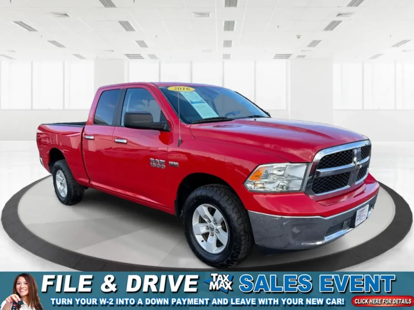 2016 Ram 1500 SLT (1C6RR7GT8GS) with an Other engine, located at 880 E. National Road, Vandalia, OH, 45377, (937) 908-9800, 39.891918, -84.183594 - Are you ready to elevate your adventures and tackle any terrain with confidence? Discover the perfect blend of rugged capability and modern comfort with this stunning 2016 Ram 1500 SLT, now available at Advantage Car and Credit in Vandalia, OH. With its striking Flame Red Clearcoat exterior and robu - Photo#0