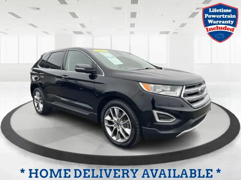 2017 Ford Edge Titanium (2FMPK4K86HB) with an 3.5L V6 DOHC 24V engine, 6A transmission, located at 4508 South Dixie Dr, Moraine, OH, 45439, (937) 908-9800, 39.689976, -84.218452 - Unleash your adventurous spirit with the 2017 Ford Edge Titanium SUV, now available at Advantage Car and Credit in New Carlisle, OH! This versatile vehicle is perfect for families on the go, commuters looking for comfort, or anyone who enjoys weekend adventures. With a spacious interior and robust c - Photo#0