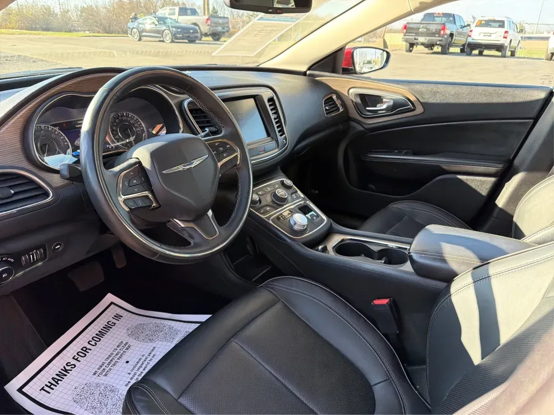 2015 Chrysler 200 C (1C3CCCCB6FN) with an Other engine, located at 4508 South Dixie Dr, Moraine, OH, 45439, (937) 908-9800, 39.689976, -84.218452 - **Elevate Your Everyday with the 2015 Chrysler 200 Sedan: Perfect for Your Lifestyle!**<br /> <br /> Are you searching for a reliable, stylish sedan that fits perfectly into your daily life? Look no further than this stunning 2015 Chrysler 200, available now at Advantage Car and Credit in Moraine, O - Photo#9