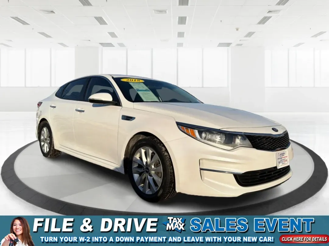 2018 Kia Optima LX (5XXGT4L39JG) with an Theta II 2.4L I-4 gasoline direct injection engine, 6A transmission, located at 1099 N County Rd 25A , Troy, OH, 45373, (937) 908-9800, 40.057079, -84.212883 - Discover the perfect blend of style, comfort, and reliability with the 2018 Kia Optima LX, now available at Advantage Car and Credit in New Carlisle, OH. This sedan is designed for those who appreciate a smooth driving experience and high-end features, making it an ideal choice for budget-conscious - Photo#0