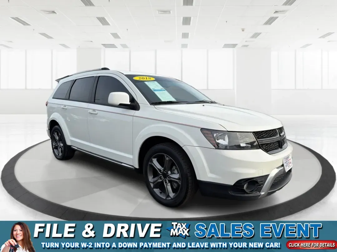 2018 Dodge Journey Crossroad FWD (3C4PDCGBXJT) with an 2.4L L4 DOHC 16V engine, 4-Speed Automatic transmission, located at 1951 S Dayton Lakeview Rd., New Carlisle, OH, 45344, (937) 908-9800, 39.890999, -84.050255 - 2018 Dodge Journey Crossroad FWD - Photo#0