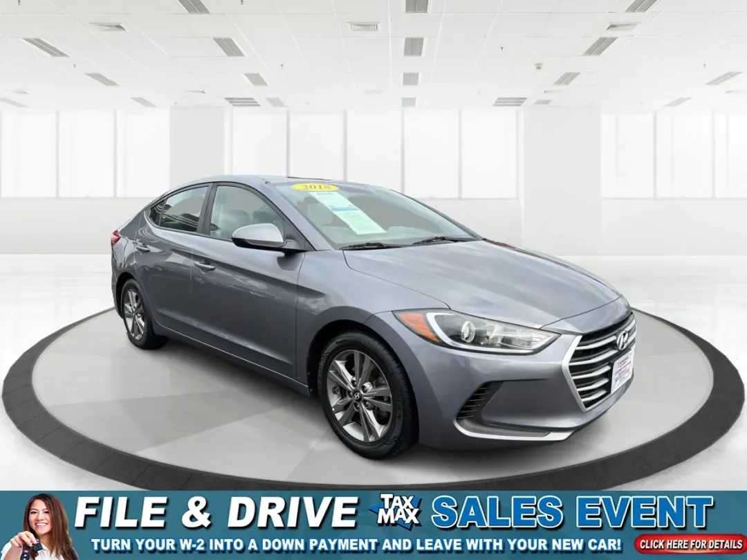 2018 Hyundai Elantra SEL (5NPD84LF2JH) with an Nu 2L I-4 DOHC engine, located at 1099 N County Rd 25A , Troy, OH, 45373, (937) 908-9800, 40.057079, -84.212883 - 2018 Hyundai Elantra SEL - Photo#0