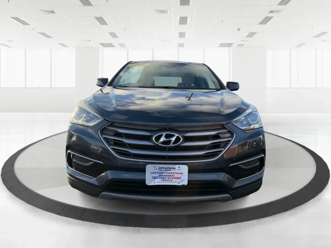 2017 Hyundai Santa Fe 2.4L (5NMZT3LBXHH) with an Theta II 2.4L I-4 gasoline direct injection engine, located at 880 E. National Road, Vandalia, OH, 45377, (937) 908-9800, 39.891918, -84.183594 - 2017 Hyundai Santa Fe 2.4L - Photo#7