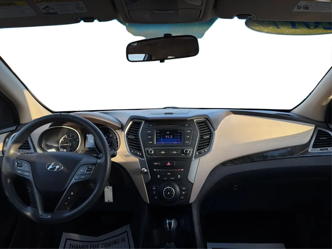 2017 Hyundai Santa Fe 2.4L (5NMZT3LBXHH) with an Theta II 2.4L I-4 gasoline direct injection engine, located at 880 E. National Road, Vandalia, OH, 45377, (937) 908-9800, 39.891918, -84.183594 - 2017 Hyundai Santa Fe 2.4L - Photo#18