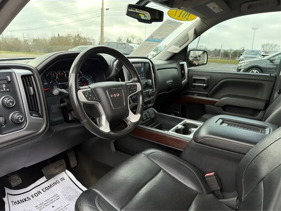 2017 GMC Sierra 1500 SLT (3GTU2NEC8HG) with an EcoTec3 6.2L V-8 gasoline direct injection engine, located at 880 E. National Road, Vandalia, OH, 45377, (937) 908-9800, 39.891918, -84.183594 - 2017 GMC Sierra 1500 SLT - Photo#9