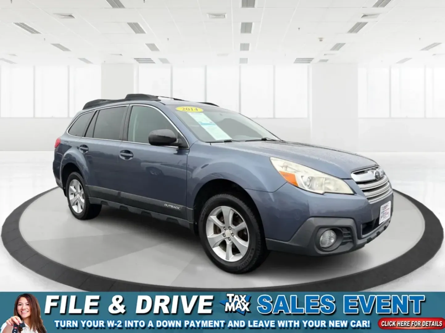 2014 Subaru Outback 2.5i (4S4BRCAC5E3) with an 2.5L H-4 DOHC engine, Continuously Variable Transmission (CVT) transmission, located at 1230 East Main St, Xenia, OH, 45385, (937) 908-9800, 39.688026, -83.910172 - **Adventure Awaits with the 2014 Subaru Outback 2.5i at Advantage Car and Credit - Xenia!**<br /> <br /> Are you ready to elevate your lifestyle with a vehicle designed for both comfort and adventure? The 2014 Subaru Outback 2.5i is your perfect companion for weekend getaways, family road trips, or - Photo#0