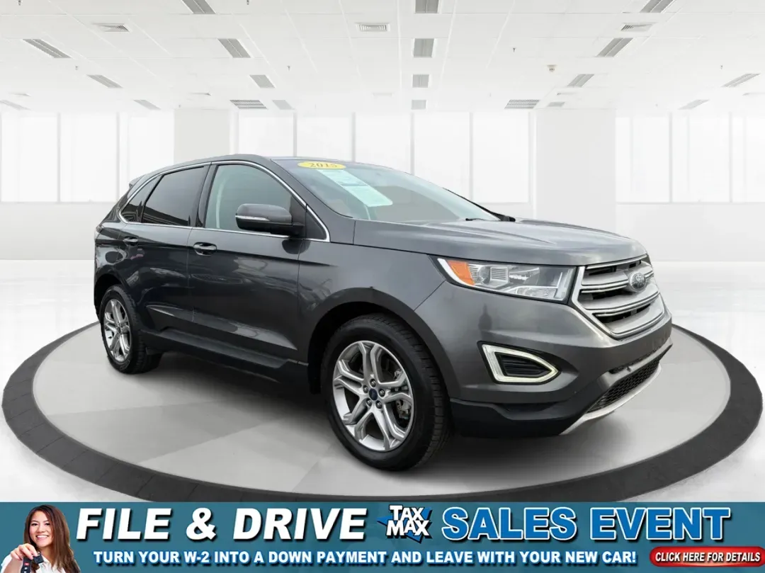 2015 Ford Edge Titanium (2FMTK3K89FB) with an Other engine, located at 8750 N County Rd 25A, Piqua, OH, 45356, (937) 908-9800, 40.164391, -84.232513 - **Explore New Horizons with the 2015 Ford Edge Titanium at Advantage Car and Credit**<br /> <br /> If you're on the hunt for a versatile SUV that can handle anything from daily commutes to weekend adventures, look no further than the 2015 Ford Edge Titanium. This sporty utility vehicle is the perfec - Photo#0