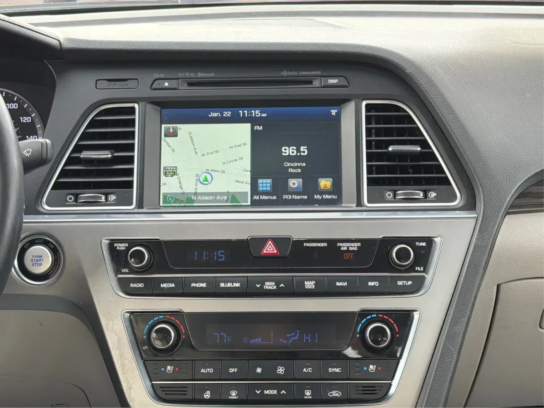 2015 Hyundai Sonata Limited (5NPE34AF8FH) with an 2.4L I-4 gasoline direct injection engine, located at 8750 N County Rd 25A, Piqua, OH, 45356, (937) 908-9800, 40.164391, -84.232513 - Are you in the market for a dependable vehicle that perfectly balances comfort, style, and performance? Look no further than the 2015 Hyundai Sonata Limited, available now at Advantage Car and Credit - Piqua. Whether you're commuting to work, running errands around town, or planning a family road tr - Photo#13