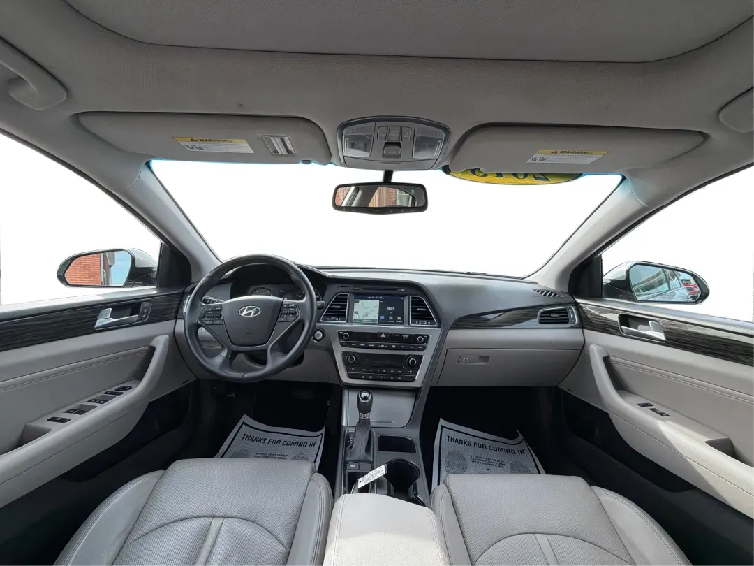 2015 Hyundai Sonata Limited (5NPE34AF8FH) with an 2.4L I-4 gasoline direct injection engine, located at 8750 N County Rd 25A, Piqua, OH, 45356, (937) 908-9800, 40.164391, -84.232513 - Are you in the market for a dependable vehicle that perfectly balances comfort, style, and performance? Look no further than the 2015 Hyundai Sonata Limited, available now at Advantage Car and Credit - Piqua. Whether you're commuting to work, running errands around town, or planning a family road tr - Photo#21