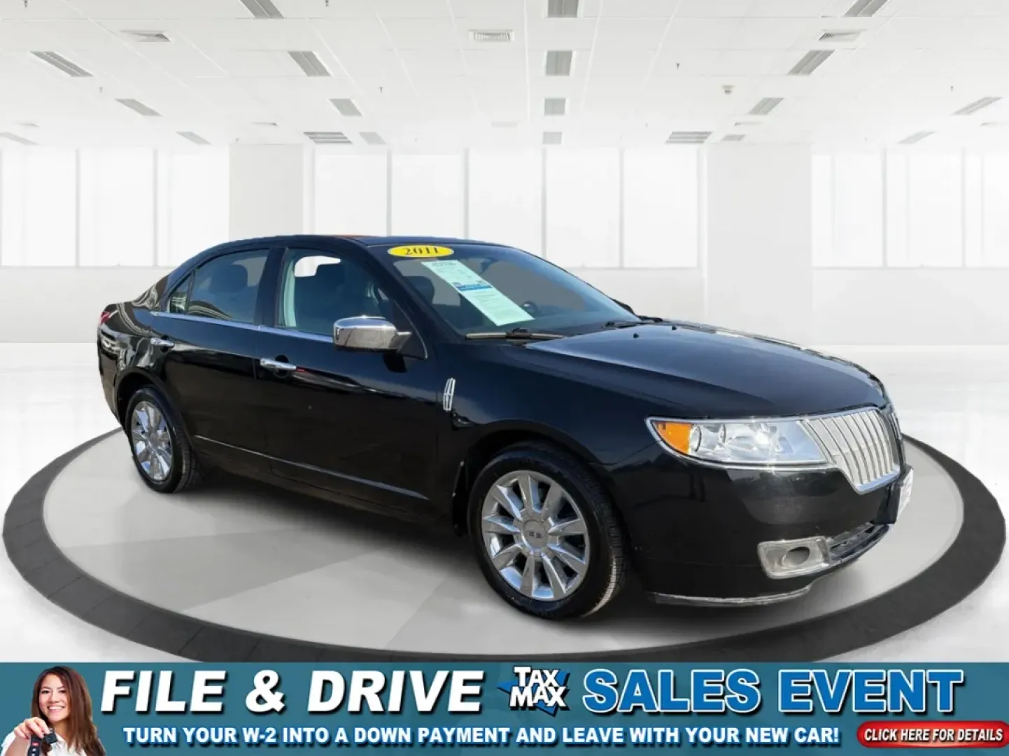 2011 Lincoln MKZ Base (3LNHL2GC5BR) with an 3.5L V6 DOHC 24V engine, 6-Speed Automatic transmission, located at 401 Woodman Dr, Riverside, OH, 45431, (937) 908-9800, 39.760899, -84.123421 - **Elevate Your Commute with the 2011 Lincoln MKZ at Advantage Car and Credit - Riverside!**<br /> <br /> Ready to transform your daily drive into a luxurious experience? The 2011 Lincoln MKZ is the perfect vehicle for those seeking comfort without compromising on style. With its sleek black exterior - Photo#0