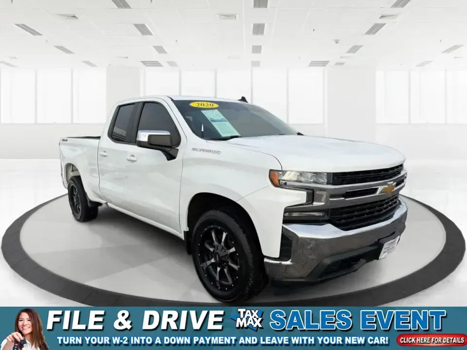 2020 Chevrolet Silverado 1500 4WD Double Cab Standard Bed LT (1GCRYDED6LZ) with an 5.3L V8 OHV 16V engine, 6A transmission, located at 4508 South Dixie Dr, Moraine, OH, 45439, (937) 908-9800, 39.689976, -84.218452 - Are you ready to tackle your next big adventure without breaking the bank? The 2020 Chevrolet Silverado 1500 at Advantage Car and Credit in Piqua, OH, is your ideal companion for weekend getaways, family outings, or simply conquering your daily commute. With its rugged capabilities and comfortable r - Photo#0