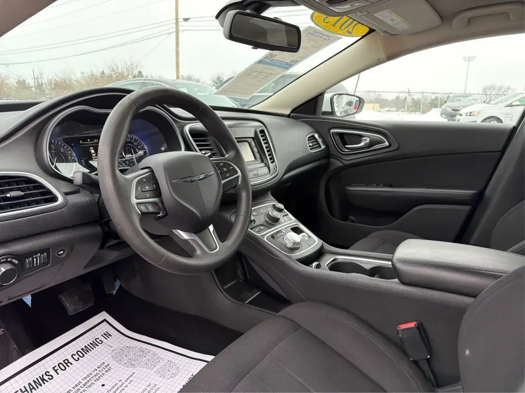 2015 Chrysler 200 Limited (1C3CCCAB2FN) with an 3.6L V-6 DOHC engine, 9-Speed Automatic transmission, located at 1184 Kauffman Ave, Fairborn, OH, 45324, (937) 908-9800, 39.807072, -84.030914 - Are you in the market for a reliable sedan that seamlessly blends comfort, performance, and style? Look no further! At Advantage Car and Credit in Fairborn, OH, we present a fantastic opportunity for you to own the 2015 Chrysler 200 Limited. This vehicle is not just a car; it's your perfect companio - Photo#9