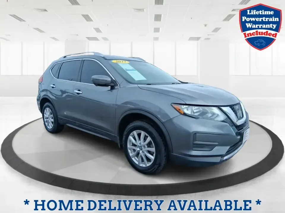 2017 Nissan Rogue SV (5N1AT2MV9HC) with an 2.5L I-4 DOHC engine, CVT transmission, located at 1184 Kauffman Ave, Fairborn, OH, 45324, (937) 908-9800, 39.807072, -84.030914 - Weekend road trips to MetroParks, daily commutes down I75, and grocery runs around the Dayton area all feel easier in a compact SUV that's comfortable, confident in bad weather, and flexible for real life. This 2017 Nissan Rogue SV in Gun Metallic is built for busy schedules and spontaneous getaways - Photo#0