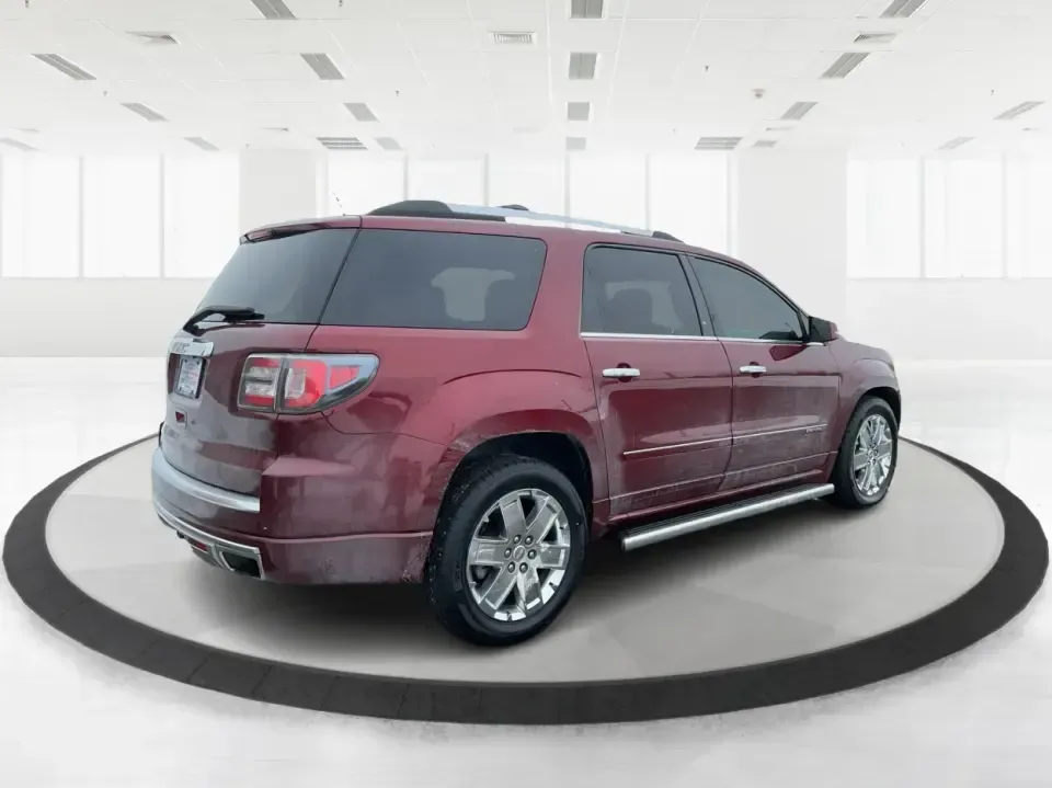 2016 GMC Acadia Denali (1GKKRTKD1GJ) with an 3.6L V-6 gasoline direct injection engine, 6-Speed Automatic transmission, located at 880 E. National Road, Vandalia, OH, 45377, (937) 908-9800, 39.891918, -84.183594 - Road-trip ready for the whole crew and comfortable enough for the daily grind, this 2016 GMC Acadia Denali is the kind of SUV that fits real life-school drop-offs, long commutes to Dayton, weekend runs up I75, and family getaways with luggage, snacks, and everyone's gear. Finished in eye-catching Cr - Photo#2