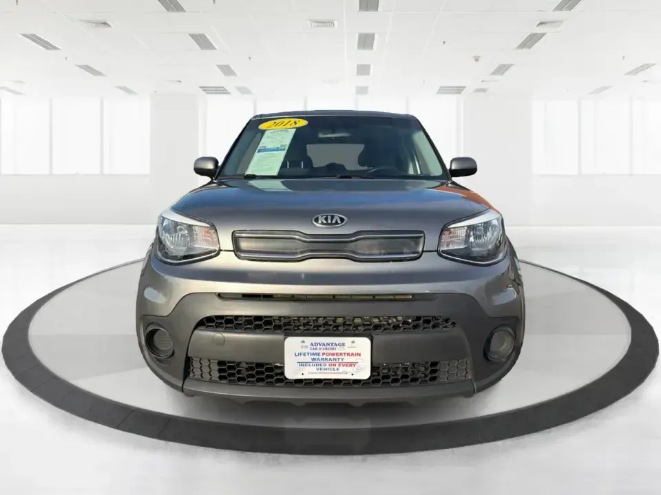 2018 Kia Soul Base (KNDJN2A22J7) with an 1.6L L4 DOHC 16V engine, 6M transmission, located at 880 E. National Road, Vandalia, OH, 45377, (937) 908-9800, 39.891918, -84.183594 - Need a practical daily driver that can handle the school run, the work commute, and spontaneous weekend trips without draining your budget? This 2018 Kia Soul Base in sleek Gray is the kind of easy-to-live-with hatchback that fits real life in Fairborn-roomy for friends or family, simple to park dow - Photo#7