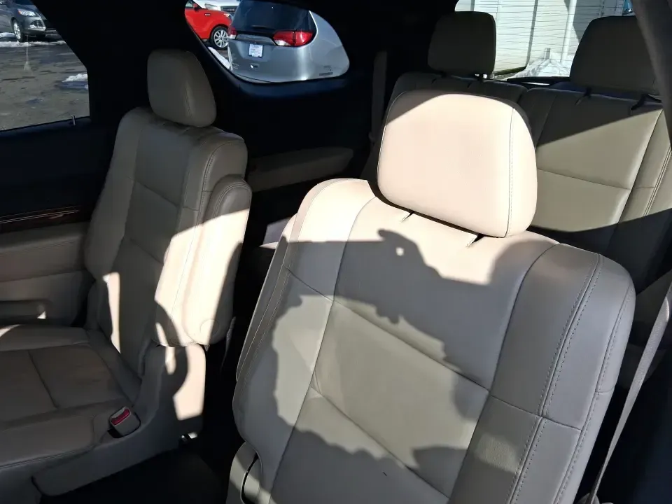 2015 Dodge Durango Limited (1C4RDJDG8FC) with an 3.6L V6 DOHC 24V engine, 8-Speed Automatic transmission, located at 1951 S Dayton Lakeview Rd., New Carlisle, OH, 45344, (937) 908-9800, 39.890999, -84.050255 - Pack up the kids, load the cooler, and point the nose toward a weekend getaway-this 2015 Dodge Durango Limited is the kind of SUV that makes everyday life in West Central Ohio easier, from school drop-offs to road trips and everything in between. With confident 4WD/AWD capability, three-row flexibil - Photo#10