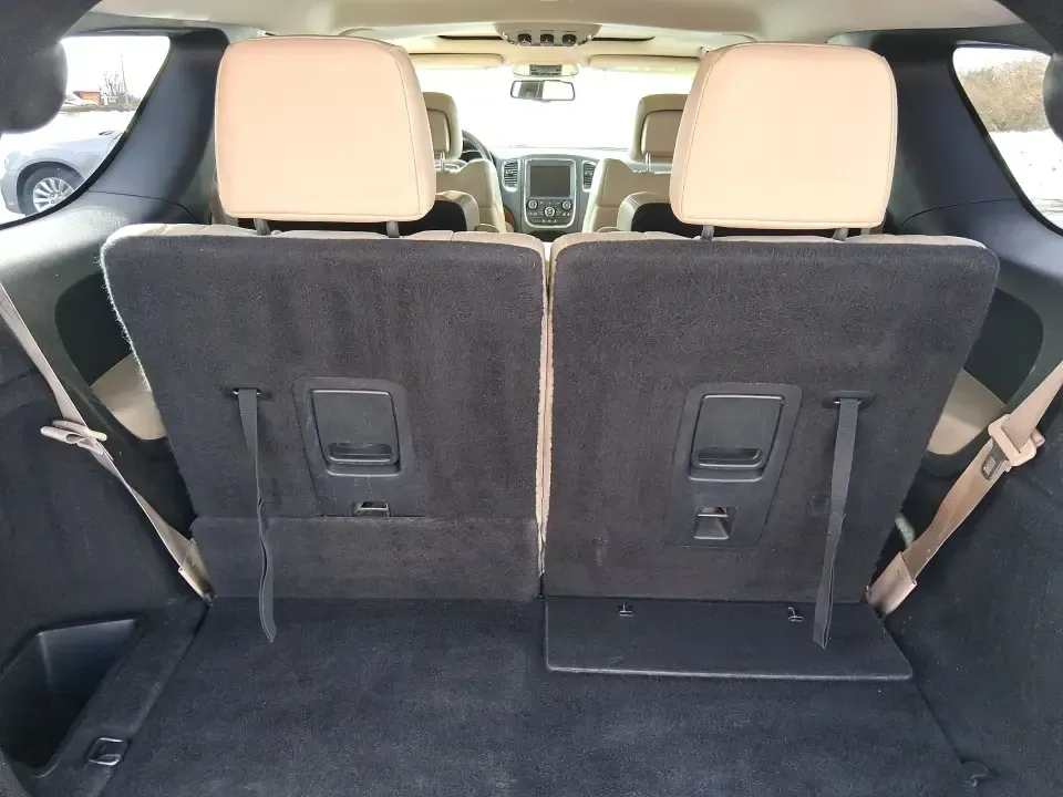 2015 Dodge Durango Limited (1C4RDJDG8FC) with an 3.6L V6 DOHC 24V engine, 8-Speed Automatic transmission, located at 1951 S Dayton Lakeview Rd., New Carlisle, OH, 45344, (937) 908-9800, 39.890999, -84.050255 - Pack up the kids, load the cooler, and point the nose toward a weekend getaway-this 2015 Dodge Durango Limited is the kind of SUV that makes everyday life in West Central Ohio easier, from school drop-offs to road trips and everything in between. With confident 4WD/AWD capability, three-row flexibil - Photo#12