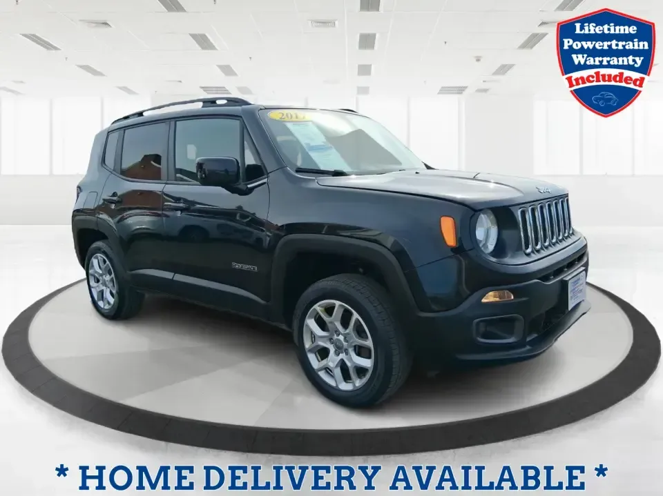 2017 Jeep Renegade Latitude 4x4 (ZACCJBBB3HP) with an 2.4L L4 DOHC 16V engine, 6M transmission, located at 1099 N County Rd 25A , Troy, OH, 45373, (937) 908-9800, 40.057079, -84.212883 - Weekend adventures don't have to wait for perfect credit. If you want a compact SUV that's easy to park for daily errands, confident in Ohio weather, and ready for a quick getaway to Indian Lake or a scenic drive through Miami County backroads, this **2017 Jeep Renegade Latitude 4x4** is built for r - Photo#0